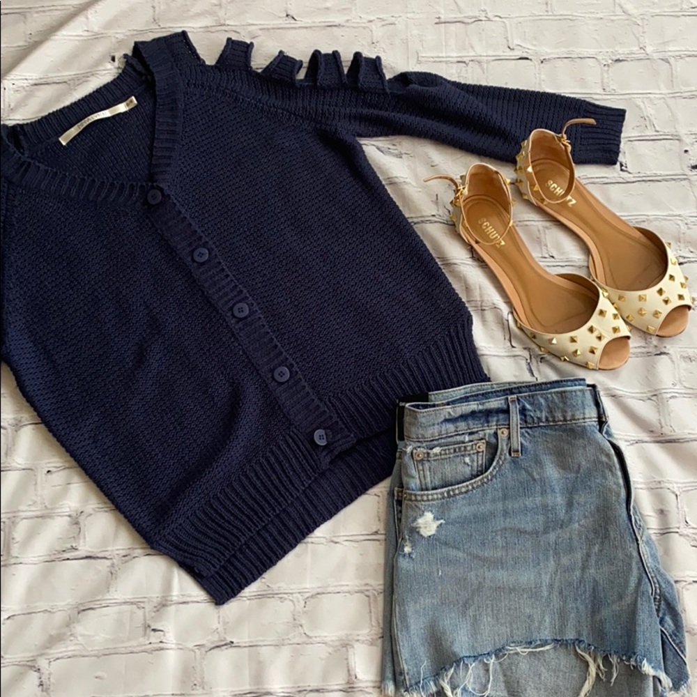 Navy Pippa Lynn Cardigan